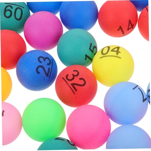 ORFOFE 40 Stück Teiliges Nummerierte Bingo bälle aus Kunststoff Mehrfarbig für Partyspiele Bar Geburtstagsfeiern Vielseitige Spiel Dekorationskugeln Interaktive Party giveaways ORFOFE 40 Stück Teiliges Nummerierte Bingo bälle aus Kunststoff Mehrfarbig für Partyspiele Bar Geburtstagsfeiern Vielseitige Spiel Dekorationskugeln Interaktive Party giveaways von ORFOFE