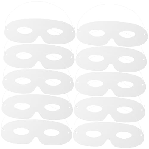 ORFOFE 40 Stück Weiße Masquerade Masken zum Bemalen Leichte Halbe Papiergesichtsmasken mit Elastischem Band DIY Bastelset für Maskenbälle Halloween Karneval Partyzubehör für Erwachsene ORFOFE 40 Stück Weiße Masquerade Masken zum Bemalen Leichte Halbe Papiergesichtsmasken mit Elastischem Band DIY Bastelset für Maskenbälle Halloween Karneval Partyzubehör für Erwachsene von ORFOFE