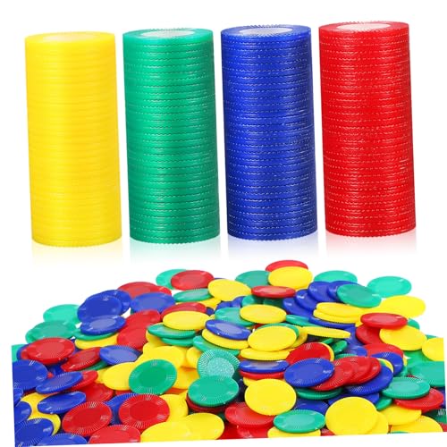 ORFOFE 400 Poker Chips Kunststoffspielsteine für Bingo Spiele Party Zubehör und Mathematische Berechnungen Einfach zu Erkennen und Kompakt Lagerbar ORFOFE 400 Poker Chips Kunststoffspielsteine für Bingo Spiele Party Zubehör und Mathematische Berechnungen Einfach zu Erkennen und Kompakt Lagerbar von ORFOFE