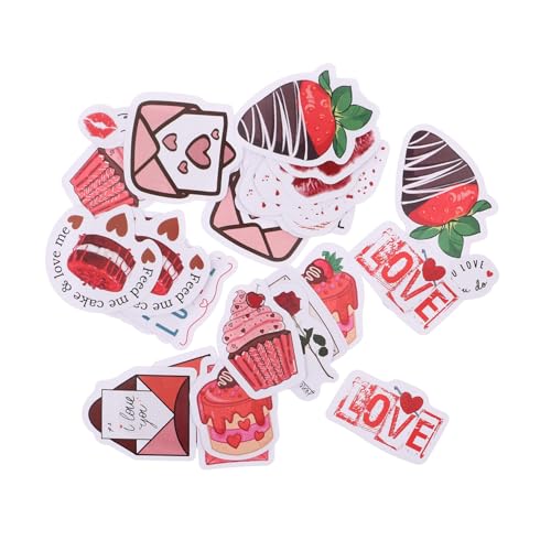 ORFOFE Valentinstag-liebesaufkleber 46-teilig Scrapbooking-Dekorationen Klebeaufkleber-Set Für Bücher Und Alben von ORFOFE