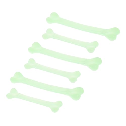 ORFOFE 48 Stück Teiliges Halloween Glow in The Dark Kunststoffknochen Fluoreszierende Halloween Party Fake Bones für Gruselige Dekoration und Spaß Halloweenfesten von ORFOFE