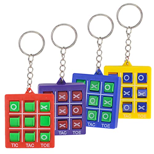 ORFOFE 4Stücke Schach Schlüsselanhänger Schachspielzeuge mit Design für Partygeschenke und Rucksackschlüsselanhänger Farbenfrohe Varianten von ORFOFE