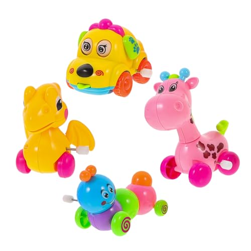 ORFOFE 4Stücke Teiliges Aufziehspielzeug für Verschleißfestes Uhrwerkspielzeug mit Niedlichen Tiermotiven Dino Hund Giraffe Interaktives Kinderspielzeug für Drinnen und Draußen ORFOFE 4Stücke Teiliges Aufziehspielzeug für Verschleißfestes Uhrwerkspielzeug mit Niedlichen Tiermotiven Dino Hund Giraffe Interaktives Kinderspielzeug für Drinnen und Draußen von ORFOFE