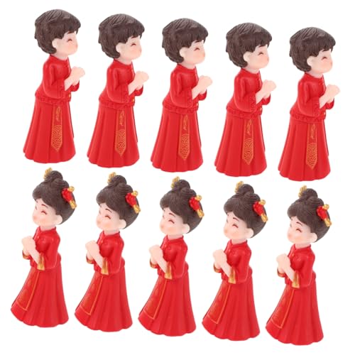 ORFOFE 5 Paare Chinesische Hochzeitsfigurinen Traditionelle Brautpaar-statuen als Micro-landschafts-dekoration für Hochzeitstorten Ostasiatische Brautpaar-deko Handliche Cake Topper ORFOFE 5 Paare Chinesische Hochzeitsfigurinen Traditionelle Brautpaar-statuen als Micro-landschafts-dekoration für Hochzeitstorten Ostasiatische Brautpaar-deko Handliche Cake Topper von ORFOFE