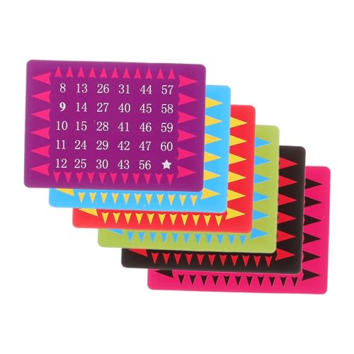 ORFOFE 5 Sätze Telepathische Zahlenspiele Karten für Gedankentricks Close-up Mentalspielzeug für interaktives Spiel Interaktive Vorhersage Spielkarten ORFOFE 5 Sätze Telepathische Zahlenspiele Karten für Gedankentricks Close-up Mentalspielzeug für interaktives Spiel Interaktive Vorhersage Spielkarten von ORFOFE