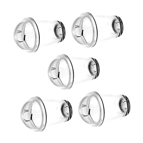 ORFOFE 5 Stück Kaffeetassen Transparente Mini und Milchtee Becher mit Strohhalmdeckel für Puppenhäuser und Küchenszenen Realistische Details für Sammler und Deko ORFOFE 5 Stück Kaffeetassen Transparente Mini und Milchtee Becher mit Strohhalmdeckel für Puppenhäuser und Küchenszenen Realistische Details für Sammler und Deko von ORFOFE