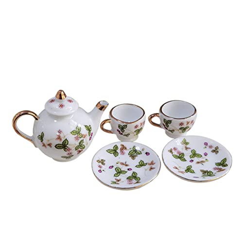ORFOFE 5 Stück Miniatur Puppenhaus Geschirr Dekoratives Mini Tableware Modell Langlebiges Porzellan für Puppenhaus Dekoration und Rollenspiele ORFOFE 5 Stück Miniatur Puppenhaus Geschirr Dekoratives Mini Tableware Modell Langlebiges Porzellan für Puppenhaus Dekoration und Rollenspiele von ORFOFE