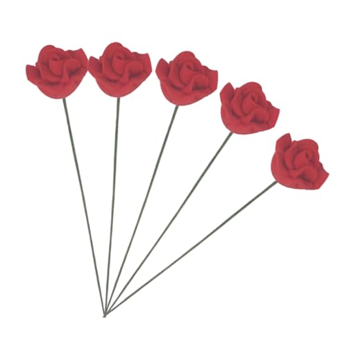 ORFOFE 5 Stück Puppenhaus Dekoration Simulation Blume Ornament für Sandtisch Modell und Mikro Landschaft ORFOFE 5 Stück Puppenhaus Dekoration Simulation Blume Ornament für Sandtisch Modell und Mikro Landschaft von ORFOFE