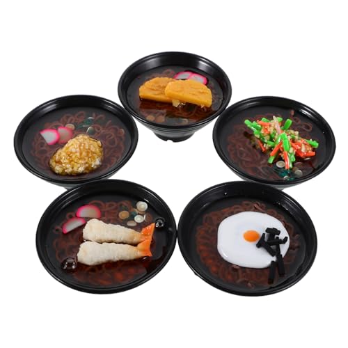 ORFOFE 5 Stück Realistische Teiliges Künstliche Buckwheat Soba Nudeln Detailgetreue Lebensmittelmodelle Leicht und Tragbar für Puppenhaus Dekoration und Chinesische ORFOFE 5 Stück Realistische Teiliges Künstliche Buckwheat Soba Nudeln Detailgetreue Lebensmittelmodelle Leicht und Tragbar für Puppenhaus Dekoration und Chinesische von ORFOFE