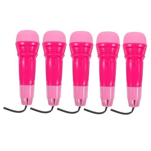 ORFOFE 5 Stück Teiliges Echo Mikrofon für Simuliertes Mikrofon ohne Batterien Sicherer Sing und Lernspaß in Bunten Farben für Mädchen und Jungen Stimmeffekte Natürlich Zufällige Farbe von ORFOFE