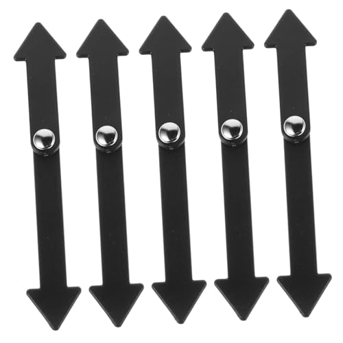 ORFOFE 5 Stück Teiliges Kunststoff Uhrzeiger für Klassenzimmer DIY Uhrzeitanzeige Lernhilfe Vielseitige Uhrzeiger Zubehör für Schulprojekte Basteln Zeitunterricht von ORFOFE