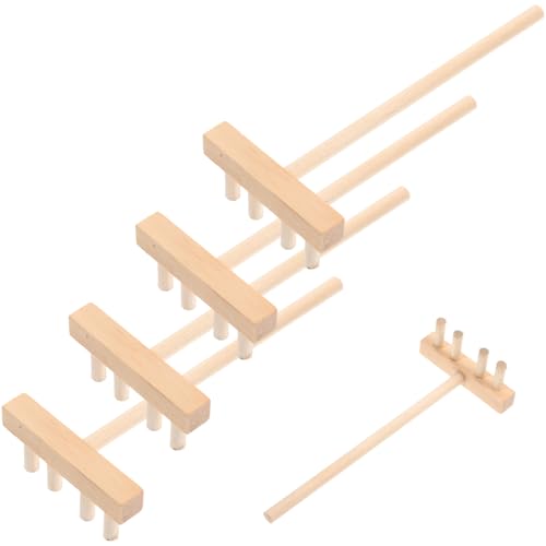 ORFOFE 5 Stück Teiliges Mini Bambus Sandharken Kleine Holzrechen für Sandtisch Zubehör Kompakt Dekorativ und Vielseitig für Zen Garten und Kinderspielzeug ORFOFE 5 Stück Teiliges Mini Bambus Sandharken Kleine Holzrechen für Sandtisch Zubehör Kompakt Dekorativ und Vielseitig für Zen Garten und Kinderspielzeug von ORFOFE