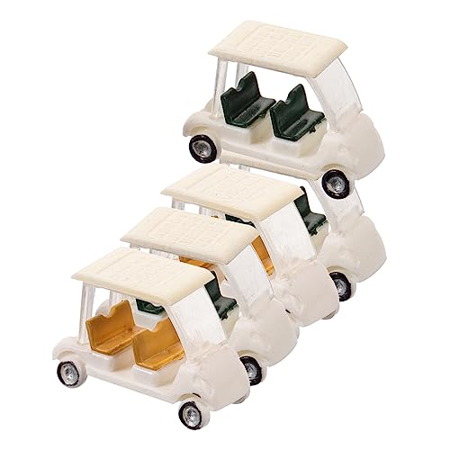 ORFOFE 5 Stück Teiliges Mini Golfwagen Modellset Simulierte Golf Cart Spielzeuge Realistische Sandtisch Dekoration Kindgerechte Miniatur Golfwagen für Basteln und ORFOFE 5 Stück Teiliges Mini Golfwagen Modellset Simulierte Golf Cart Spielzeuge Realistische Sandtisch Dekoration Kindgerechte Miniatur Golfwagen für Basteln und von ORFOFE