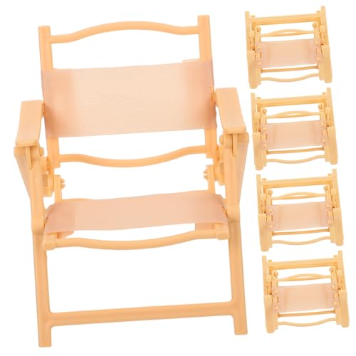 ORFOFE 5 Stück Teiliges Miniatur Faltbarer Liegestuhl Plastik Mini Strandstuhl für Puppenhaus Klappbare Campingliegen in Geeignet für Rollenspiele und Puppenhaus Dekoration ORFOFE 5 Stück Teiliges Miniatur Faltbarer Liegestuhl Plastik Mini Strandstuhl für Puppenhaus Klappbare Campingliegen in Geeignet für Rollenspiele und Puppenhaus Dekoration von ORFOFE