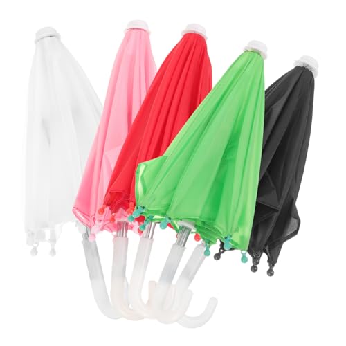 ORFOFE 5 Stück Teiliges Niedlicher Mini regenschirme Puppen zubehör für Dekoration Fotorequisite Miniatur hausmodell Zufällige Farbe Zufällige Farbe ORFOFE 5 Stück Teiliges Niedlicher Mini regenschirme Puppen zubehör für Dekoration Fotorequisite Miniatur hausmodell Zufällige Farbe Zufällige Farbe von ORFOFE