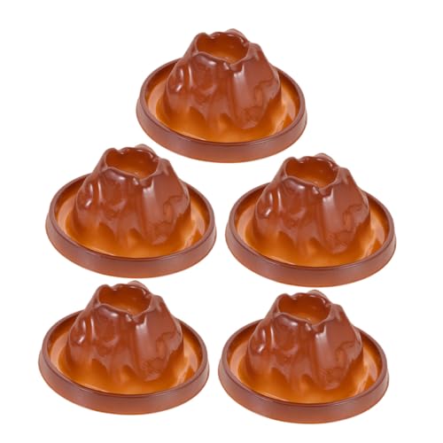 ORFOFE 5 Stück Teiliges Vulkanmodell mit Realistischem Vulkankrater und Basis DIY Wissenschaftsmodell für Schulprojekte Handlungsorientiertes Lernspielzeug für Experimente und von ORFOFE