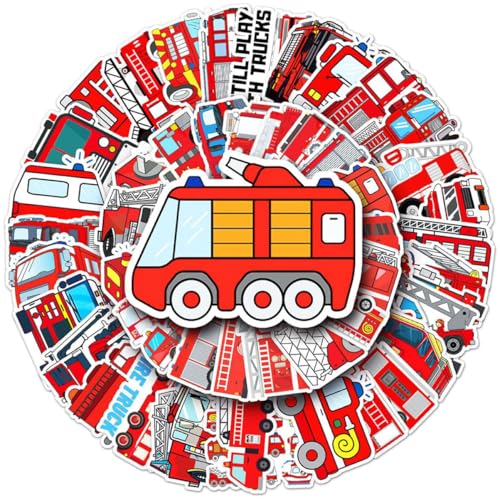 ORFOFE 50 Stück Feuerwehrwagen Sticker PVC Aufkleber für Scrapbooks Notizbücher Koffer Laptop Wasserfest Leicht Klebend Langlebig Kreative Dekoration für DIY Fans ORFOFE 50 Stück Feuerwehrwagen Sticker PVC Aufkleber für Scrapbooks Notizbücher Koffer Laptop Wasserfest Leicht Klebend Langlebig Kreative Dekoration für DIY Fans von ORFOFE