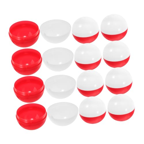 ORFOFE 50 Stück Füllbare Verdrehte Kunststoffkugeln Robuste Bunte Verpackungsbälle für Geschenke Süßigkeiten Partydekorationen Weihnachtsfeiern Vielseitig Nutzbar Langlebig und Sicher von ORFOFE