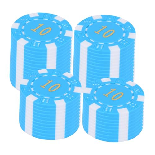 ORFOFE 50 Stück Leichte Abs Kunststoff Zahlenchips für Tischspiele Bingo Marker Spielmünzen mit Glatter Oberfläche und Beidseitiger Nummerierung für Lernspiele und Partybedarf von ORFOFE