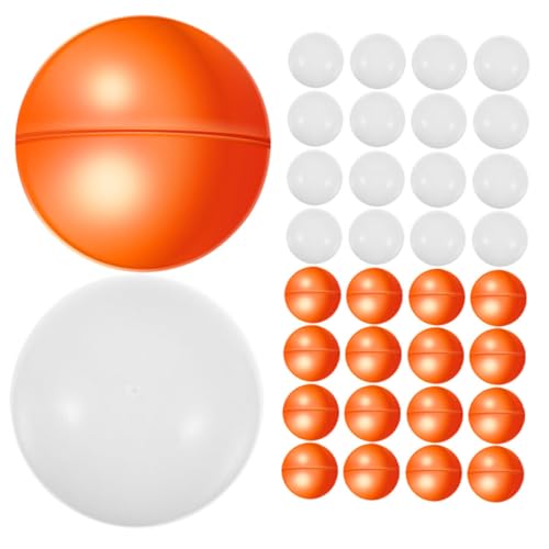 ORFOFE 50 Stück Lotteriekugeln Kunststoff zum Öffnen Wiederverwendbare Bunte Spiel Partybälle für Gewinnspiele Basteln und Festlichkeiten Leicht Greifbar und Langlebig von ORFOFE