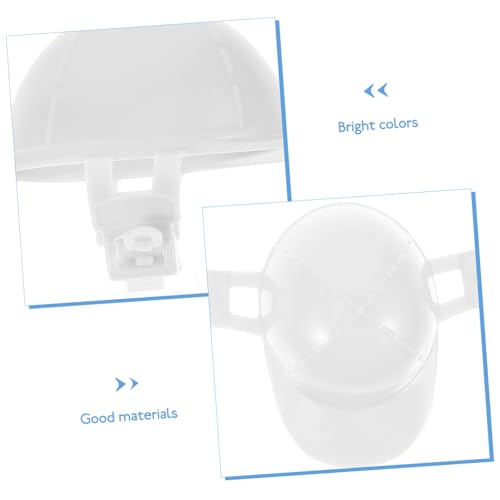 ORFOFE 50 Stück Mini Sicherheitshelme aus Kunststoff Realistische Miniatur Bauhelme in Weiß Langlebig und Bruchsicher Geeignet als Puppen Haustier accessoire für DIY partydekoration und ORFOFE 50 Stück Mini Sicherheitshelme aus Kunststoff Realistische Miniatur Bauhelme in Weiß Langlebig und Bruchsicher Geeignet als Puppen Haustier accessoire für DIY partydekoration und von ORFOFE
