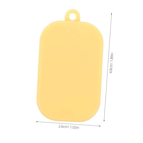 ORFOFE 50 Stück Miniatur Lunchbox mit Fächern Weiße Gelbe Mini Essensboxen Leere Puppenhaus Küchenaccessoires DIY für Spielküche und Dekoration von ORFOFE