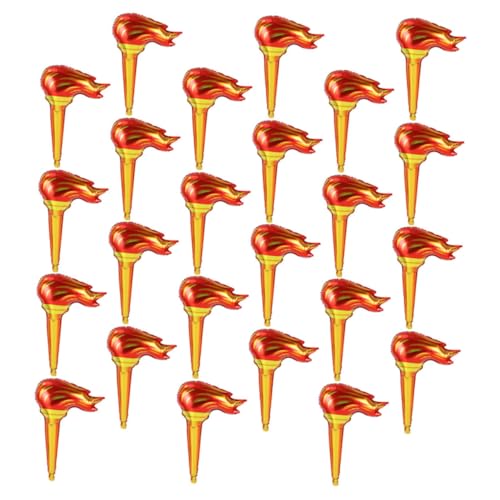 ORFOFE 50 Stück Teiliges Aufblasbares Fackelspielzeug aus Sicherem Wiederverwendbare Bühnenrequisite für Sportwettkämpfe Cosplay Geburtstagsfeiern und Outdoor-aktivitäten von ORFOFE