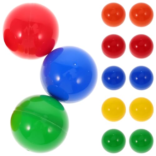 ORFOFE 50 Stück Teiliges Bunte Kunststoff Lotteriekugeln mit Öffnungsfunktion Leichte Langlebige Party Spielbälle zum Befüllen mit Süßigkeiten oder Notizen für Unterhaltung und ORFOFE 50 Stück Teiliges Bunte Kunststoff Lotteriekugeln mit Öffnungsfunktion Leichte Langlebige Party Spielbälle zum Befüllen mit Süßigkeiten oder Notizen für Unterhaltung und von ORFOFE