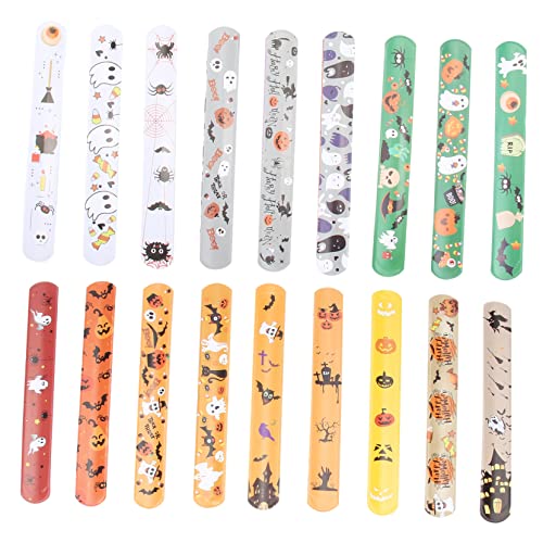ORFOFE 50 Stück Teiliges Halloween Ring Partyarmband aus Langlebigem PVC und Stahl Bequemes Kreatives Wristband als Halloween Deko und Partyzubehör für Erwachsene ORFOFE 50 Stück Teiliges Halloween Ring Partyarmband aus Langlebigem PVC und Stahl Bequemes Kreatives Wristband als Halloween Deko und Partyzubehör für Erwachsene von ORFOFE