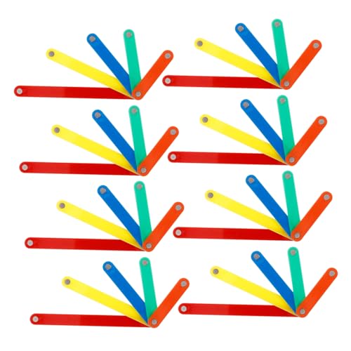 ORFOFE 50 Stück Teiliges Magnetische Formen-Streifen in Längen Vielseitige Mathematik Lernhilfen für Fördert Kreativität und Eltern-Junge Mädchen-interaktion für Mathematikunterricht und von ORFOFE