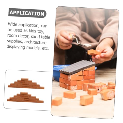 ORFOFE 50 Stück Teiliges Miniatur Ziegelstein Rot Miniatur Wandbausteine für DIY Puppenhaus Sandtisch Garten und Modellbau Kreatives Kinderhandwerk Geschenk ORFOFE 50 Stück Teiliges Miniatur Ziegelstein Rot Miniatur Wandbausteine für DIY Puppenhaus Sandtisch Garten und Modellbau Kreatives Kinderhandwerk Geschenk von ORFOFE