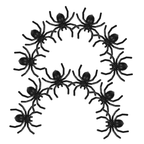 ORFOFE 500 Stück Realistische Gefälschte Spinnen, Halloween-, Gruseliges Streichspielzeug, Miniatur-kunststoffspinnen, Massenpartyzubehör Für Spukhaus-heimdisplays ORFOFE 500 Stück Realistische Gefälschte Spinnen, Halloween-, Gruseliges Streichspielzeug, Miniatur-kunststoffspinnen, Massenpartyzubehör Für Spukhaus-heimdisplays von ORFOFE