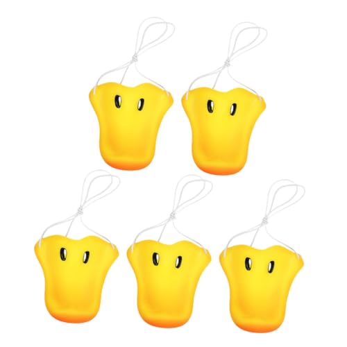 ORFOFE 5Stücke Entennase Kostüm Maske für Lustige Tiermaske für Halloween Mottopartys und Cosplay Leicht und Bequem mit Gummiband für Angenehmen Tragekomfort von ORFOFE