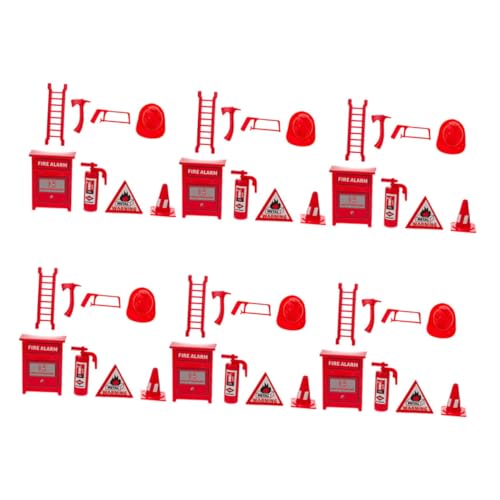 ORFOFE 6 Sets Mini-feuerlöscher-schlüsselanhänger, Feuerbekämpfung, Partygeschenke, Puppenhaus-zubehör, Mini-feuerwerkzeug, Modell-puppenhaus-Werkzeuge ORFOFE 6 Sets Mini-feuerlöscher-schlüsselanhänger, Feuerbekämpfung, Partygeschenke, Puppenhaus-zubehör, Mini-feuerwerkzeug, Modell-puppenhaus-Werkzeuge von ORFOFE