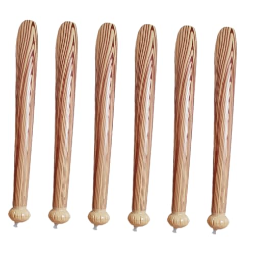 ORFOFE 6 Stück Aufblasbare Baseballschläger PVC Langlebig Party Cheer Sticks Geburtstagsspielzeug Favor für Sportveranstaltungen ORFOFE 6 Stück Aufblasbare Baseballschläger PVC Langlebig Party Cheer Sticks Geburtstagsspielzeug Favor für Sportveranstaltungen von ORFOFE