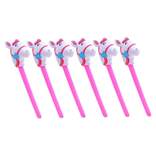 ORFOFE 6 Stück Aufblasbare Pferdekopf sticks Rosa Kinderfreundliche Luftballons für Western Pferde mottopartys Bühnenrequisite und Party deko für Jungen und Mädchen ORFOFE 6 Stück Aufblasbare Pferdekopf sticks Rosa Kinderfreundliche Luftballons für Western Pferde mottopartys Bühnenrequisite und Party deko für Jungen und Mädchen von ORFOFE