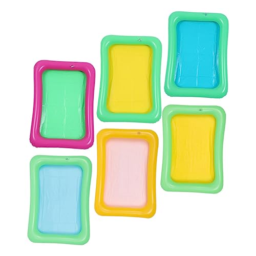 ORFOFE 6 Stück Aufblasbares EIS Teilig Schwimmende Bar für Getränke und Snacks für Leicht und Platzsparend mit Großem Volumen für Obst und Getränke ORFOFE 6 Stück Aufblasbares EIS Teilig Schwimmende Bar für Getränke und Snacks für Leicht und Platzsparend mit Großem Volumen für Obst und Getränke von ORFOFE