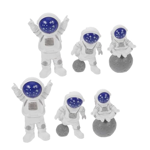 ORFOFE 6 Stück Mini Astronaut Figuren aus Harz Detailreiche Weltraum Tortendeko und Desktop Ornament und Leicht Wiederverwendbar für Kindergeburtstag Weltraum-party Outer Space Thema ORFOFE 6 Stück Mini Astronaut Figuren aus Harz Detailreiche Weltraum Tortendeko und Desktop Ornament und Leicht Wiederverwendbar für Kindergeburtstag Weltraum-party Outer Space Thema von ORFOFE