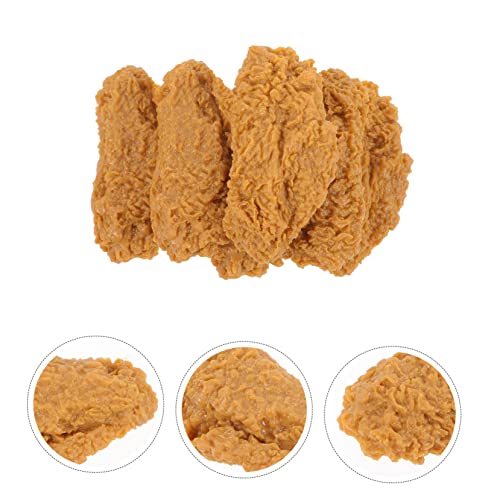 ORFOFE 6 Stück Realistisches Hähnchenflügel Modell aus Robustem PVC Detailgetreues Gebratenes Lebensmittel Deko Werbeaktionen Heimdekoration Konferenzen und Kreative Gestaltung ORFOFE 6 Stück Realistisches Hähnchenflügel Modell aus Robustem PVC Detailgetreues Gebratenes Lebensmittel Deko Werbeaktionen Heimdekoration Konferenzen und Kreative Gestaltung von ORFOFE