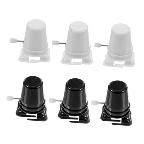 ORFOFE 6 Stück Teiliges Aufziehmechanismus für DIY Roboter mit Farben Einfache Integration Fördert Feinmotorik und Kreativität Ersatzteile für Aufziehspielzeug und Wanduhren für Bastler von ORFOFE