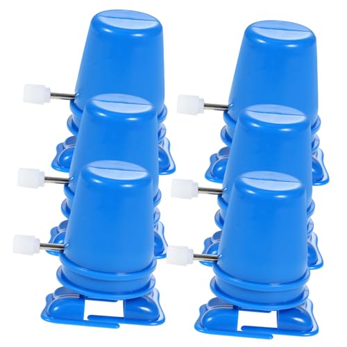 ORFOFE 6 Stück Teiliges Aufziehmechanismus für Kunststoffgehwerk mit Robuste und Langlebige Bewegung für DIY Laufroboter Blau Geeignet als Ersatzteil für Mechanische Tier-spielzeuge von ORFOFE