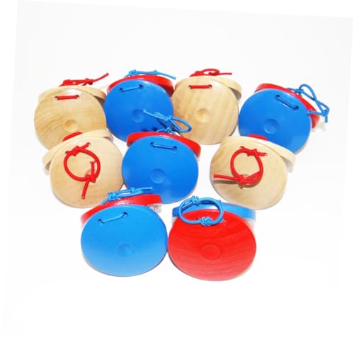 ORFOFE 6 Stück Teiliges Castagnetten aus Sicherem Holz Glatte Kanten Angenehme Klappgeräusche Frühkindliches Musikspielzeug Rhythmus Sensorikentwicklung ORFOFE 6 Stück Teiliges Castagnetten aus Sicherem Holz Glatte Kanten Angenehme Klappgeräusche Frühkindliches Musikspielzeug Rhythmus Sensorikentwicklung von ORFOFE