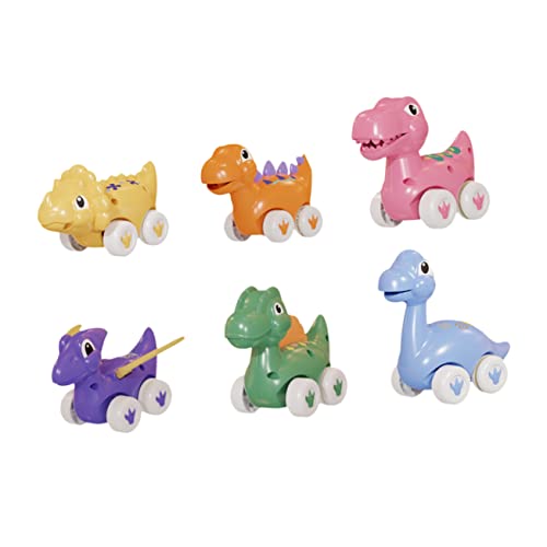 ORFOFE 6 Stück Teiliges Dinosaurier Inertia Pull Back Auto aus Robustem Kunststoff Kindersicheres Lernspielzeug Motorik und Eltern Junge Mädchen Interaktion für Jungen und Mädchen ORFOFE 6 Stück Teiliges Dinosaurier Inertia Pull Back Auto aus Robustem Kunststoff Kindersicheres Lernspielzeug Motorik und Eltern Junge Mädchen Interaktion für Jungen und Mädchen von ORFOFE