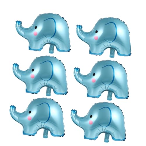 ORFOFE 6 Stück Teiliges Folienballons in Elefantenform Blaue Geburtstagsballons Aufblasbare Elefanten luftballons Langlebig Einfache Handhabung für Kinderparty und Dekoration ORFOFE 6 Stück Teiliges Folienballons in Elefantenform Blaue Geburtstagsballons Aufblasbare Elefanten luftballons Langlebig Einfache Handhabung für Kinderparty und Dekoration von ORFOFE