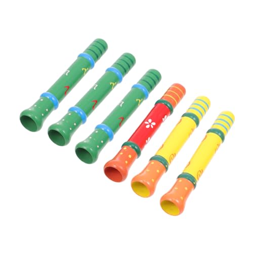 ORFOFE 6 Stück Teiliges Holzpfeifen für Buntes Musikalisches Sicheres Lerninstrument zur Gehirnentwicklung für Kindergarten und Zuhause Fördert Musikalisches Interesse Zufällige Farbe ORFOFE 6 Stück Teiliges Holzpfeifen für Buntes Musikalisches Sicheres Lerninstrument zur Gehirnentwicklung für Kindergarten und Zuhause Fördert Musikalisches Interesse Zufällige Farbe von ORFOFE