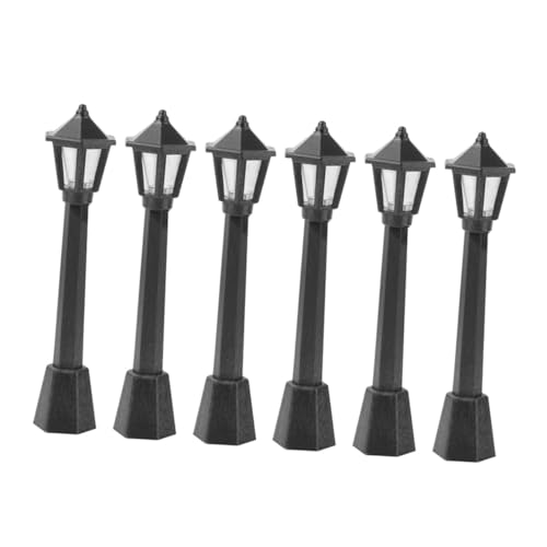 ORFOFE 6 Stück Teiliges Mini Straßenlaternen Modellset Umweltfreundliche Verschleißfeste Miniatur-lampen Detailreiche Dekoration für Puppenhäuser DIY Zubehör für Wohn ORFOFE 6 Stück Teiliges Mini Straßenlaternen Modellset Umweltfreundliche Verschleißfeste Miniatur-lampen Detailreiche Dekoration für Puppenhäuser DIY Zubehör für Wohn von ORFOFE