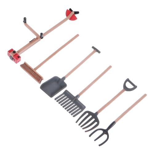 ORFOFE 6 Stück Teiliges Miniatur Farm Ornament Set PVC Landwirtschaftliche Werkzeuge Sandtisch Dekoration Micro Landschafts Requisite Kompaktes Detailreiches Modell für Kreative ORFOFE 6 Stück Teiliges Miniatur Farm Ornament Set PVC Landwirtschaftliche Werkzeuge Sandtisch Dekoration Micro Landschafts Requisite Kompaktes Detailreiches Modell für Kreative von ORFOFE