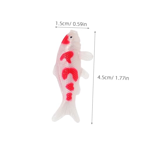 ORFOFE 6 Stück Teiliges Miniatur koi Fische Realistische Aquarium Deko Schwimmende Figuren für Miniteich und Unterwasserlandschaft Farbige Kleine Karpfen als Dekorative Fischornamente ORFOFE 6 Stück Teiliges Miniatur koi Fische Realistische Aquarium Deko Schwimmende Figuren für Miniteich und Unterwasserlandschaft Farbige Kleine Karpfen als Dekorative Fischornamente von ORFOFE