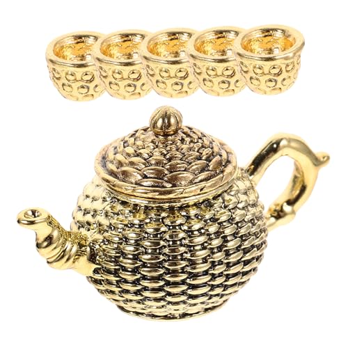 ORFOFE 6 Stück Teiliges Miniatur teekannen Set aus Mini teetassen Dekoration für Puppenhaus und Garten Geeignet als Landschaftsaccessoire und Pflanzenhalter Zufällige Zufällige Farbe ORFOFE 6 Stück Teiliges Miniatur teekannen Set aus Mini teetassen Dekoration für Puppenhaus und Garten Geeignet als Landschaftsaccessoire und Pflanzenhalter Zufällige Zufällige Farbe von ORFOFE