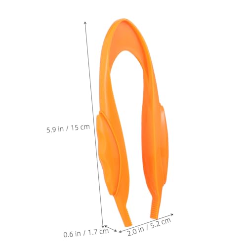 ORFOFE 6 Stück Teiliges Pinzetten aus Farbigem Kunststoff Montessori Lernspielzeug für Feinmotorik Kindergarten Experimentierwerkzeug zum Greifen Kleiner Gegenstände Kreativität von ORFOFE